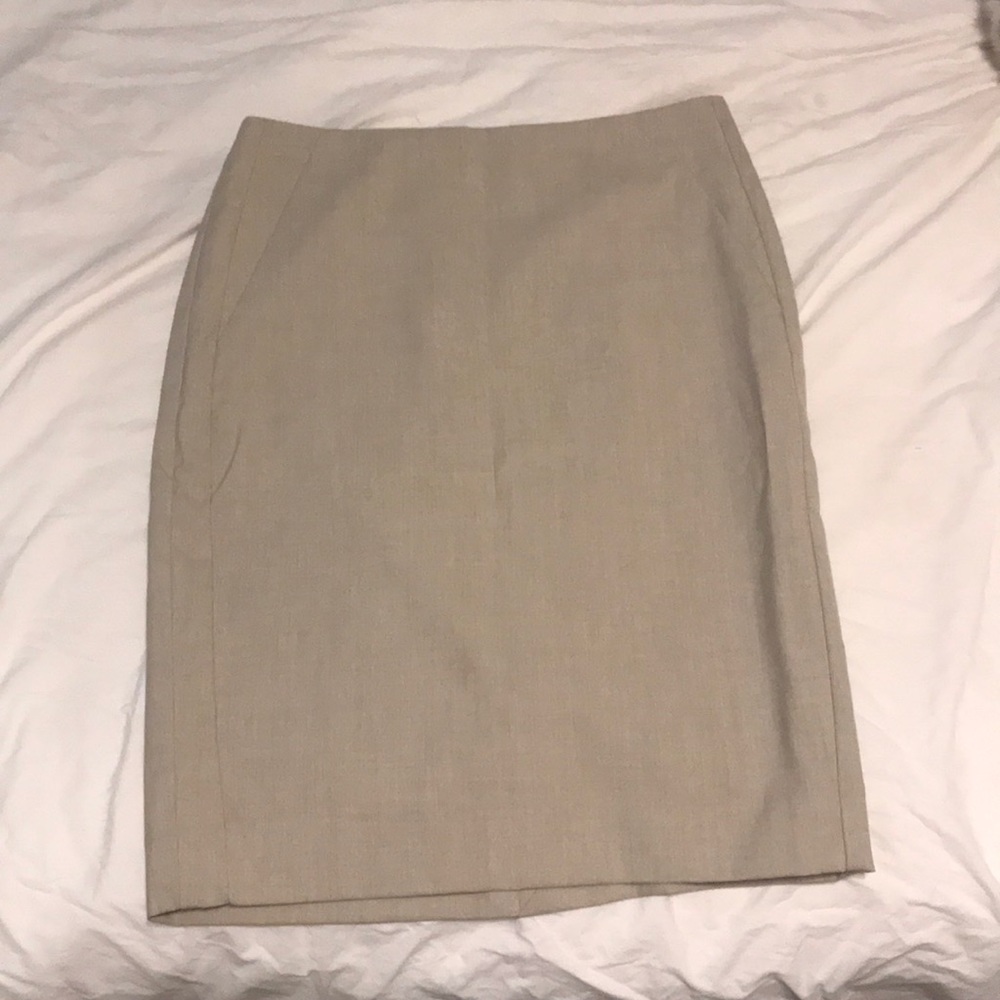 The Limited Collection Beige High Waisted Skirt